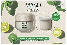 Set - Shiseido Waso Ultra-Moisturising Cream Refill Set (f/cr/50ml + refill/50ml) — photo N1