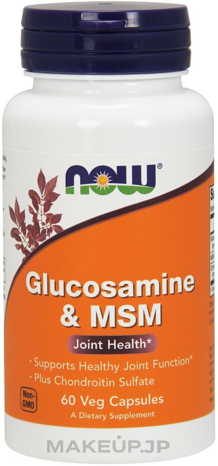Glucosamine & MSM Capsules - Now Foods Glucosamine & MSM — photo 60 szt.
