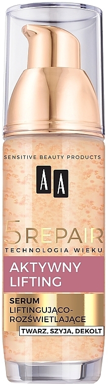 Face Lifting Serum - AA Cosmetics Technologia Wieku 5Repair 50+ Serum — photo N3