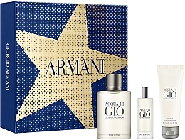 Fragrances, Perfumes, Cosmetics Giorgio Armani Acqua Di Gio Pour Homme - Set (edt/100ml + edt/15ml + sh/gel/75ml)