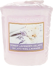 Fragrances, Perfumes, Cosmetics Scented Candle - Yankee Candle Honey Lavender Gelato Votive