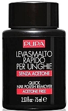 Fragrances, Perfumes, Cosmetics Acetone-Free Nail Polish Remover - Pupa Quick Nail Polish Remover 