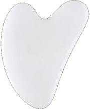 Fragrances, Perfumes, Cosmetics Gua Sha Scraper, white - Palsar7 Guasha White Jade Massage Plate