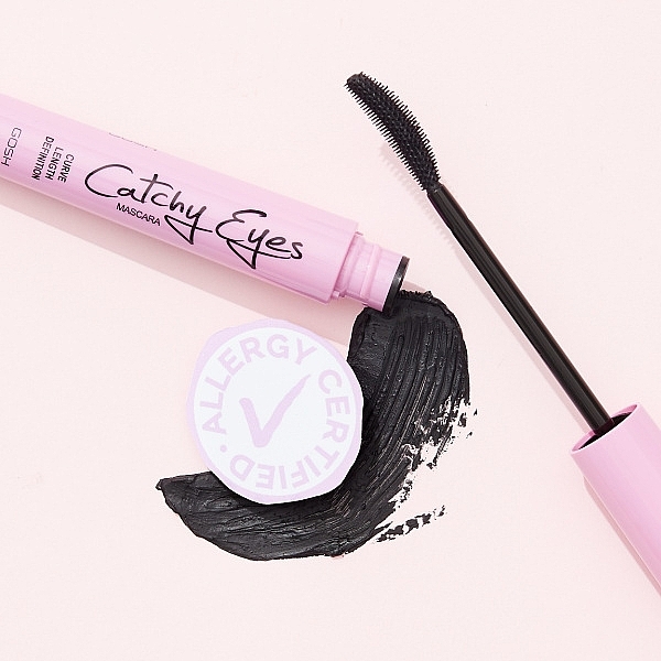 Lengthening & Curling Mascara - Gosh Copenhagen Catchy Eyes Mascara Allergy Certified — photo N2