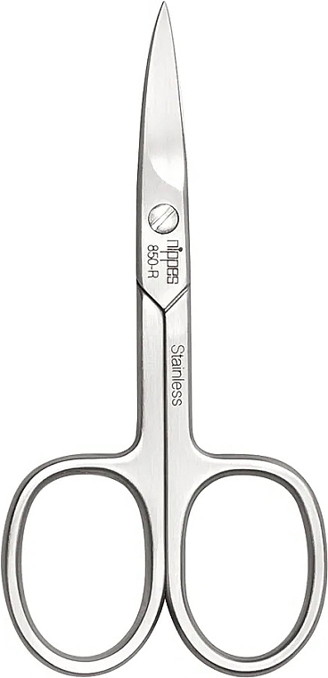 Curved Nail Scissors, 9 cm - Nippes Solingen Manicure Scissors N850R — photo N1