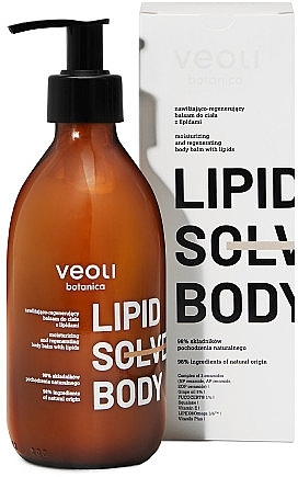Moisturizing & Regenerating Lipid Body Balm - Veoli Botanica Lipid Solve Body — photo N2