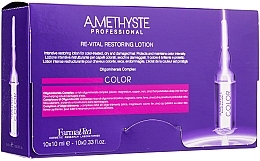 Color Protection Lotion - Farmavita Amethyste Color Re-Vital Restoring Lotion 10x10ml — photo N1
