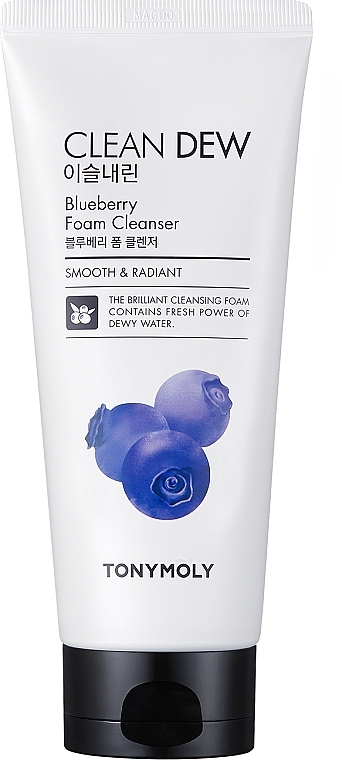 Blueberry Cleansing Foam - Tony Moly Clean Dew Foam Cleanser Blueberry — photo N1