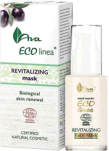 Revitalising Facial Mask - Ava Laboratorium Eco Linea Revitalizing Face Mask — photo N1