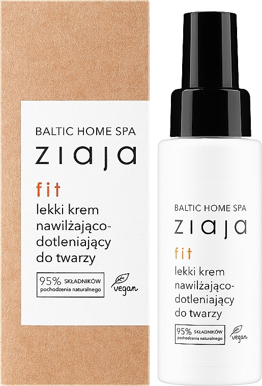 Face Cream - Ziaja Baltic Home Spa Light Face Cream Moisturtising Oxygenating — photo N2