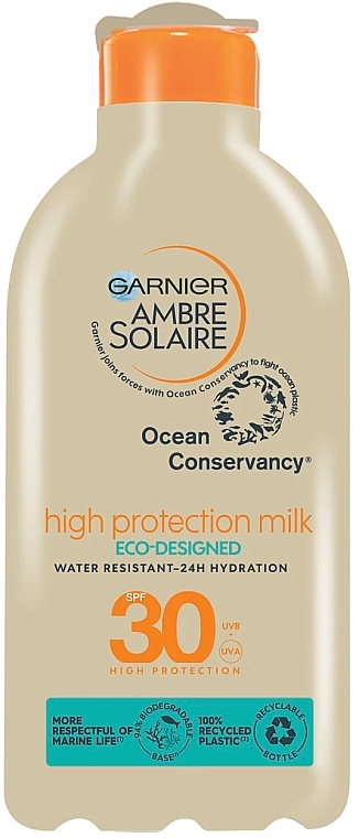 Sunscreen Milk - Garnier Ambre Solaire Ocean Protect Milk SPF30 — photo N1