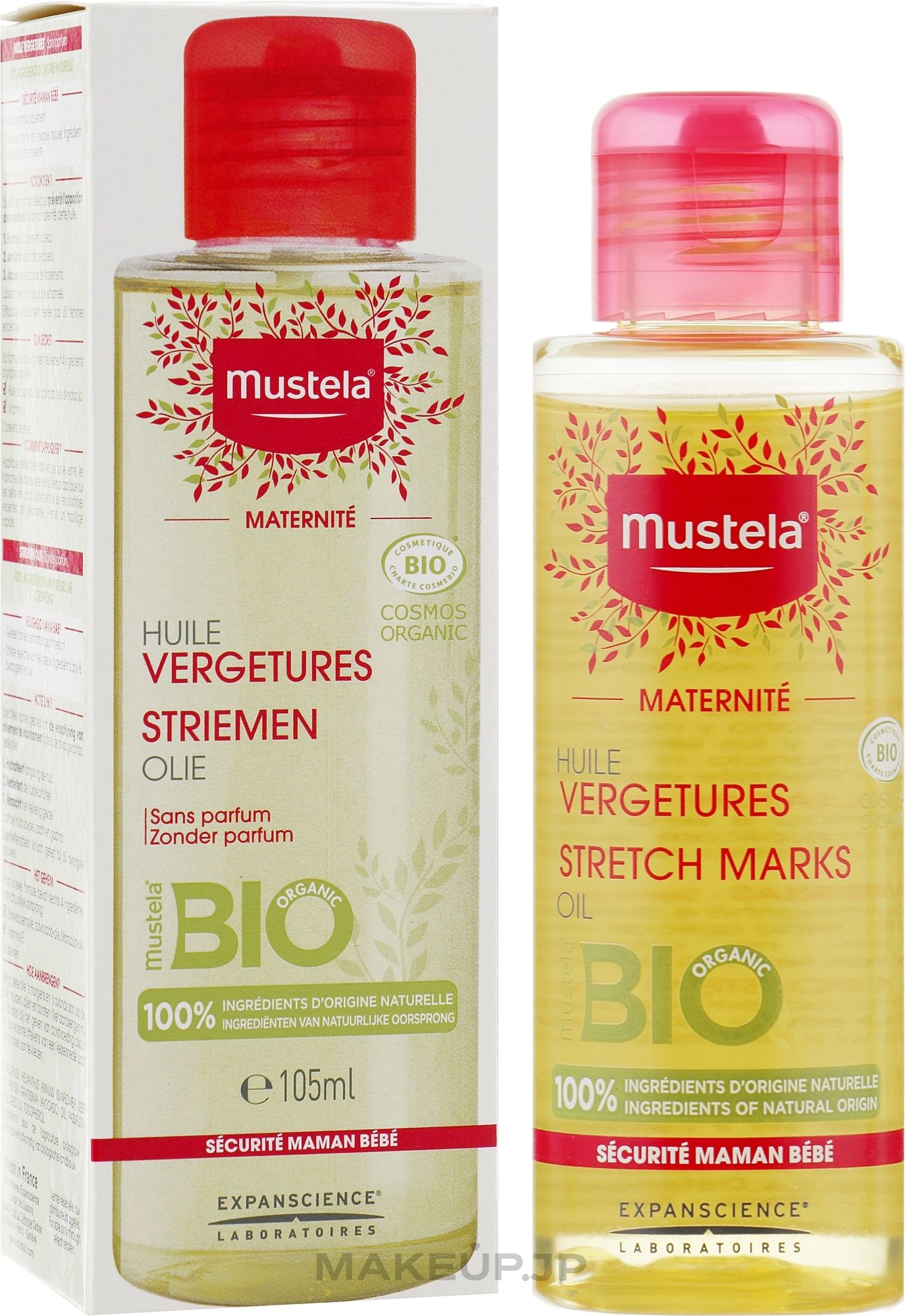 Non-Perfumed Anti-Stretch Marks Oil - Mustela Maternity Stretch Marks Oil Fragrance-Free — photo 105 ml