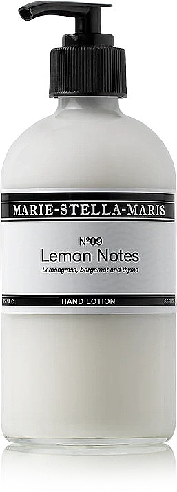 Hand Lotion - Marie-Stella-Maris №09 Lemon Notes Hand Lotion — photo N1