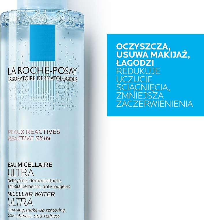 Micellar Water for Hypersensitive Skin, Prone to Irritation - La Roche-Posay Micellar Water Ultra for Reactive Skin — photo N2