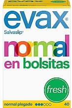 Fragrances, Perfumes, Cosmetics Daily Liners, 40 pcs - Evax Salvaslip Normal Fresh