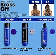 Hair Color Preserving Conditioner 'Cold Blonde' - Matrix Total Results Conditioner Brass Off — photo N5