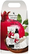 Pomegranate & Coconut Set - Primo Bagno Pomegranate Coconut Gift Set (b/lot/150ml + h/b/mist/150ml) — photo N1