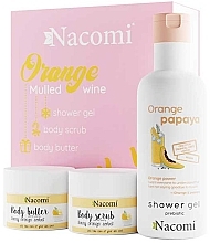 Fragrances, Perfumes, Cosmetics Set - Nacomi Orange Mulled Wine Body Care Set (b/oil/50ml + scr/50ml + sh/gel/300ml)