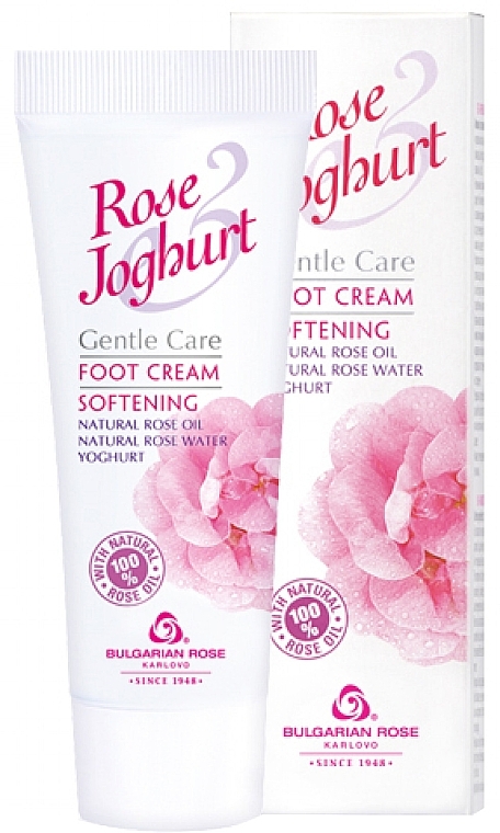Softening Foot Cream - Bulgarian Rose Rose & Joghurt Foot Cream — photo N1