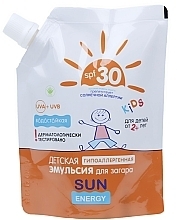 Fragrances, Perfumes, Cosmetics Hypoallergenic Waterproof Tanning Emulsion for Kids - Sun Energy Kids SPF 30