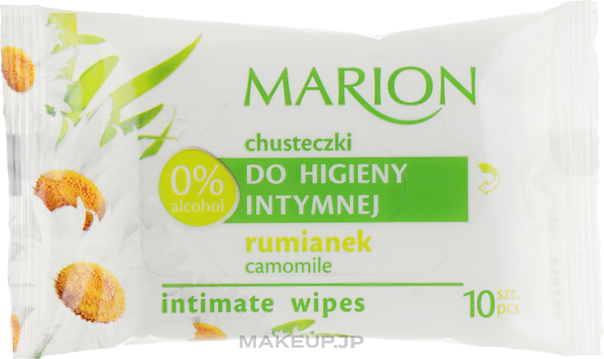 Intimate Wash Wipes with Chamomile Extract, 10 pcs - Marion — photo 10 szt.