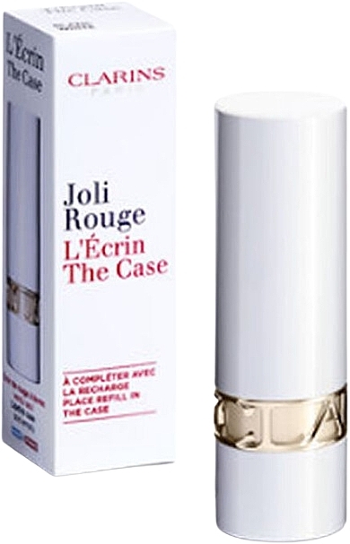 Lipstick Case, white - Clarins Joli Rouge The Case White — photo N2