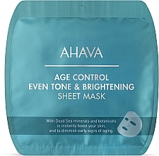 Even Skin Tone Face Mask - Ahava Time To Smooth Age Control Even Tone & Brightening Sheet Mask — photo N1