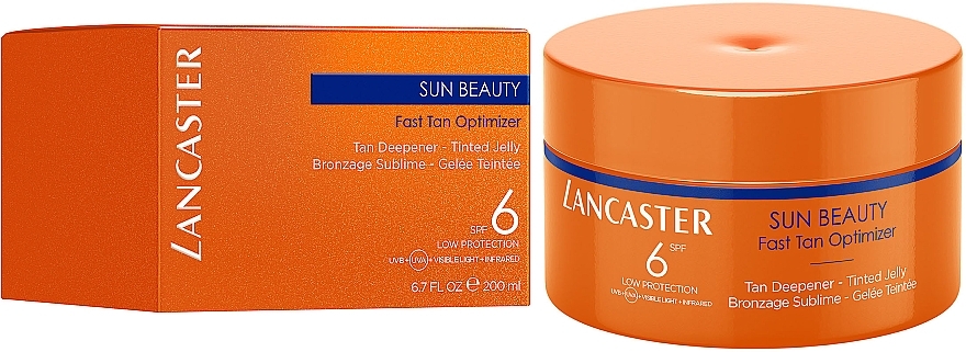 Tan Boosting Body Gel - Lancaster Sun Beauty Tan Deepener SPF6 — photo N2