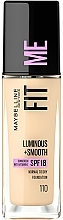 Fragrances, Perfumes, Cosmetics Concealer - Maybelline New York Fit Me Luminous + Smooth SPF 18 Foundation