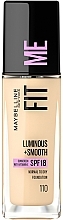 Concealer - Maybelline New York Fit Me Luminous + Smooth SPF 18 Foundation — photo N1