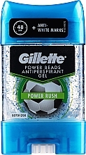 Gel Antiperspirant-Deodorant - Gillette Power Rush Power Beads Anti-Perspirant Gel for Men — photo N1