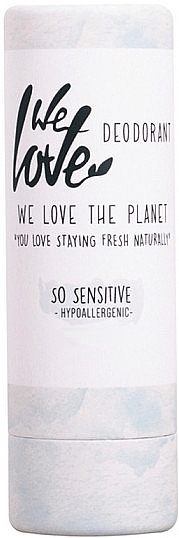 Solid Deodorant for Sensitive Skin - We Love The Planet So Sensitive Deodorant Stick  — photo N1