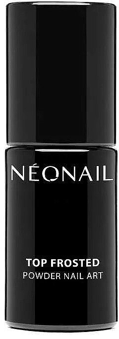 Hybrid Top Coat - NeoNail Top Frosted Powder Nail Art — photo N1
