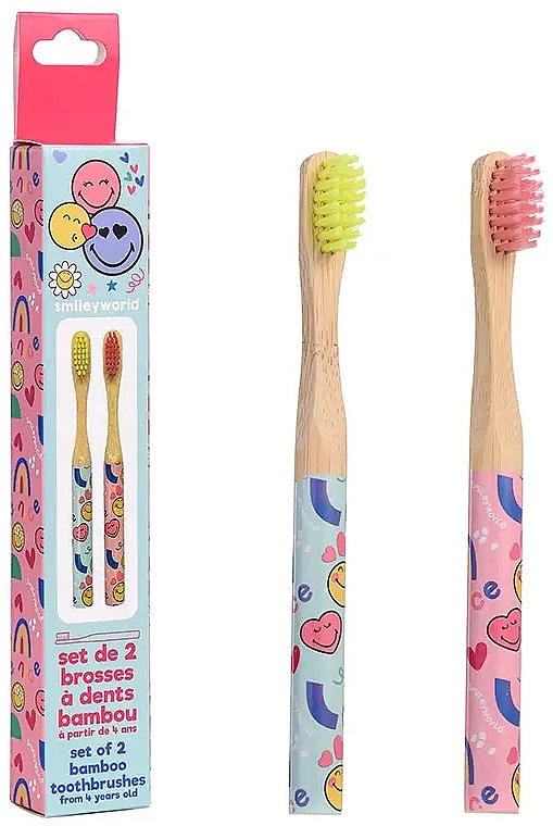 Kids Toothbrush - Take Care Smiley Word Toothbrush — photo N1