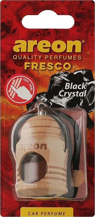 Car Air Freshener 'Black Crystal' - Areon Fresco Black Crystal — photo N1