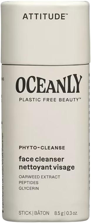 Facial Cleansing Stick - Attitude Oceanly Phyto-Cleanser Face Cleanser — photo N1