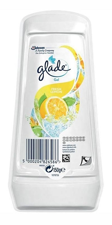 Lemon Gel Air Freshener - Glade Fresh Lemon — photo N1