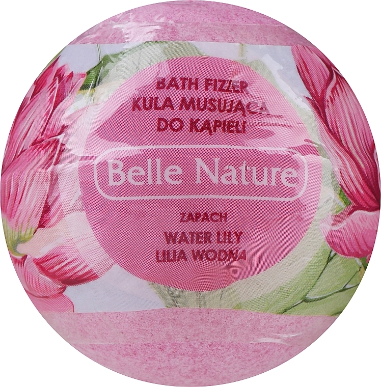 Bath Bomb with Lotus Scent, pink - Belle Nature — photo N1