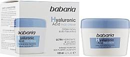 Fragrances, Perfumes, Cosmetics Hyaluronic Acid Face Cream - Babaria Hyaluronic Acid Face Cream