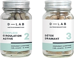 Fragrances, Perfumes, Cosmetics Set - D-Lab NutriCosmetics Super-Draining Duo (caps/2x56pcs)
