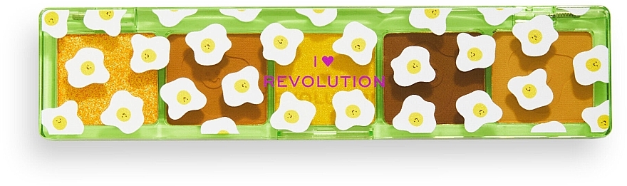 Eyeshadow Palette - I Heart Revolution Mini Match Palette Fried Egg — photo N3