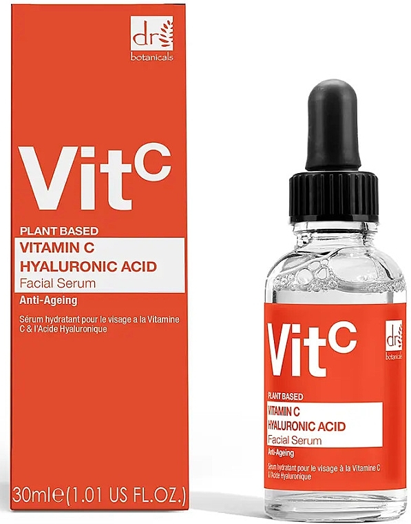 フェイス セラム - Dr. Botanicals Vit C Plant Based Facial Serum — photo N1