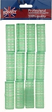 Fragrances, Perfumes, Cosmetics Velcro Rollers 20/63, green - Ronney Professional Velcro Roller