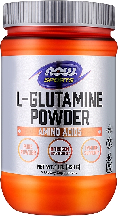 Powder "Glutamine", 5000 mg - Now Foods Sports L-Glutamine Powder — photo N1