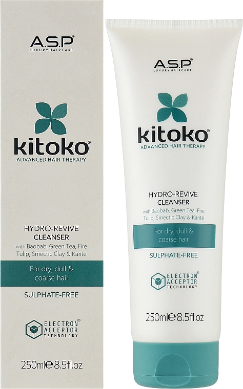 Moisturizing Shampoo - Affinage Kitoko Hydro Revive Cleanser — photo N2