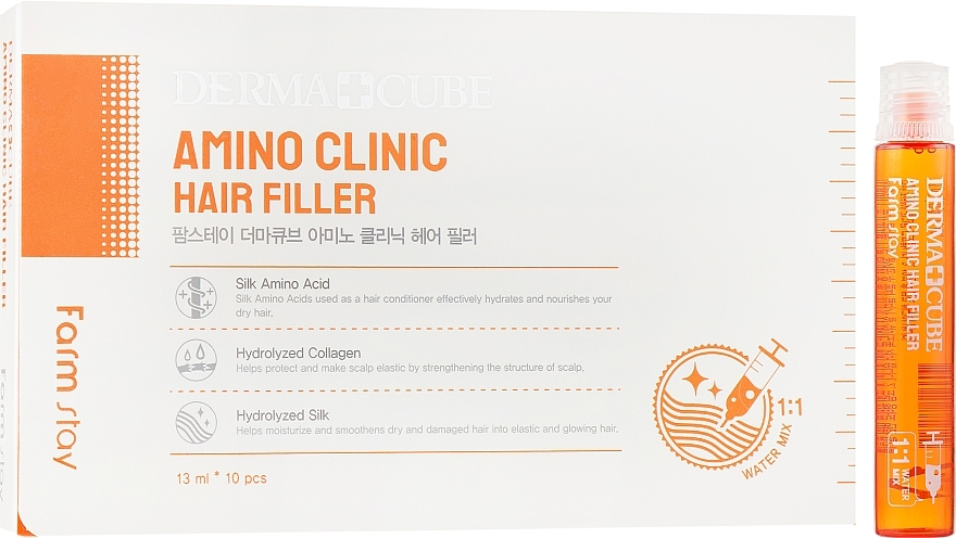 Hair Filler - FarmStay Dermacube Amino Clinic Hair Filler — photo N1