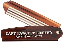 Fragrances, Perfumes, Cosmetics Folding Pocket Beard Comb, CF82T - Captain Fawcett Folding Pocket Beard Comb