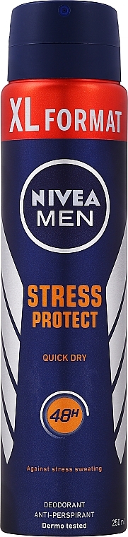 Men Deodorant Antiperspirant Spray "Anti-Stress Protection" - NIVEA Men Stress Protect 48hr Anti-Perspirant Spray — photo N3