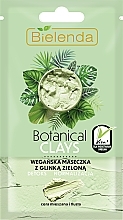 Fragrances, Perfumes, Cosmetics Mask for Combination, Oily Skin, with Green Clay - Bielenda Botanical Clays