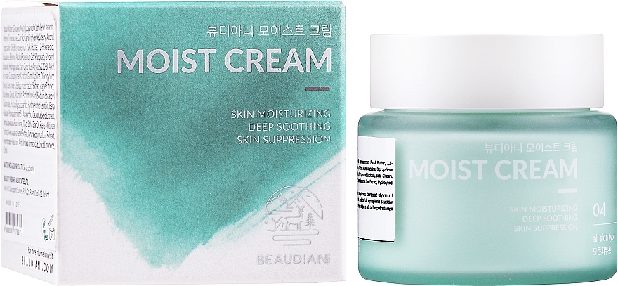 Moisturizing Face Cream - Beaudiani Moist Cream — photo N2